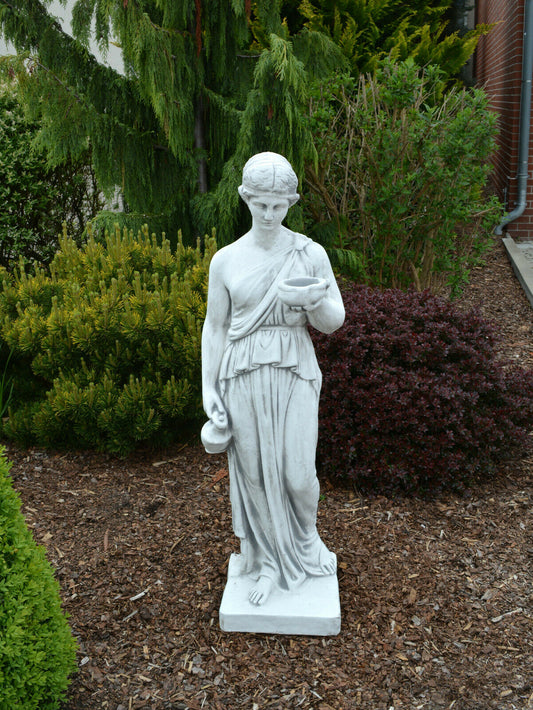 Figura betonowa Kobieta z misą