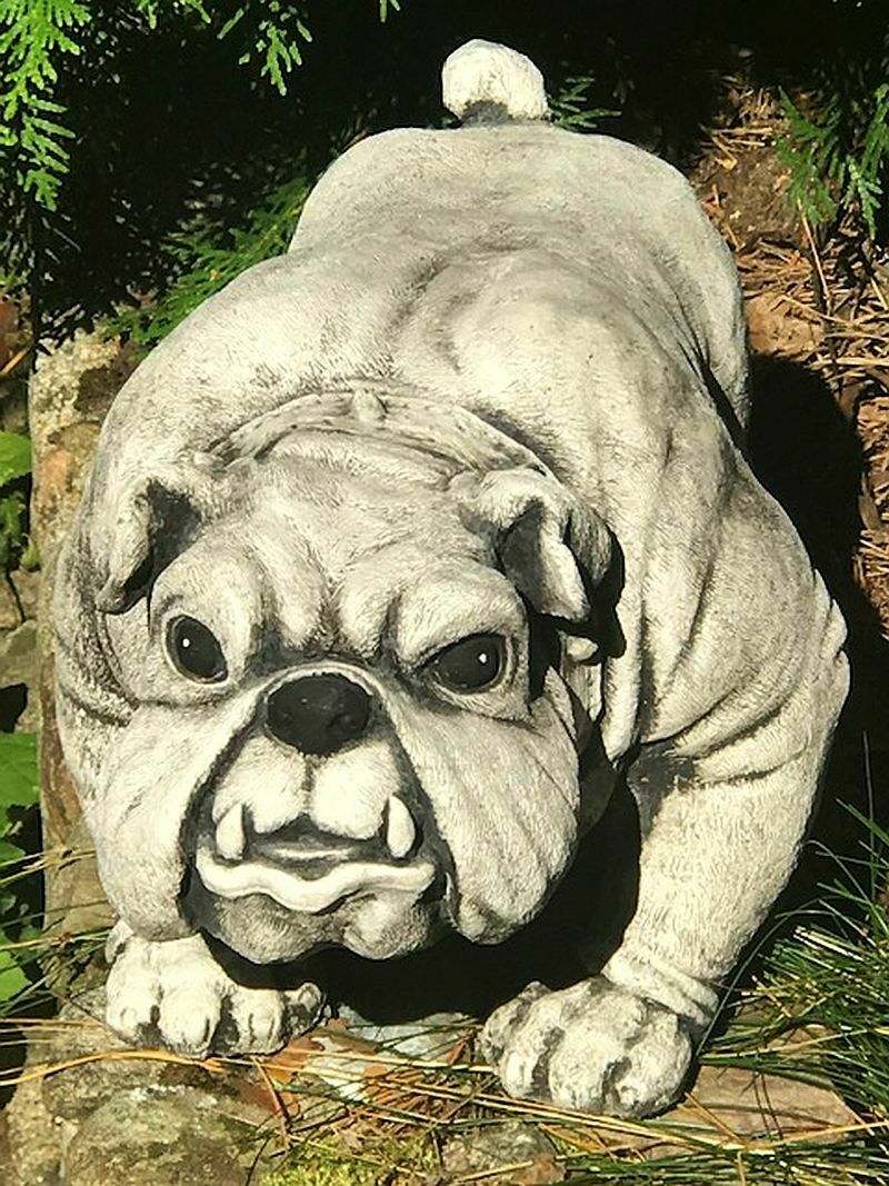 Pies Bulldog figura betonowa