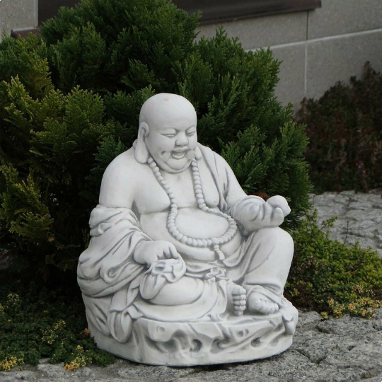 Uśmiechnięty Budda Figura betonowa