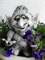 Elf Troll figura betonowa