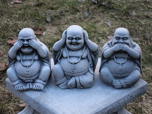 Figura betonowa Budda- Zestaw